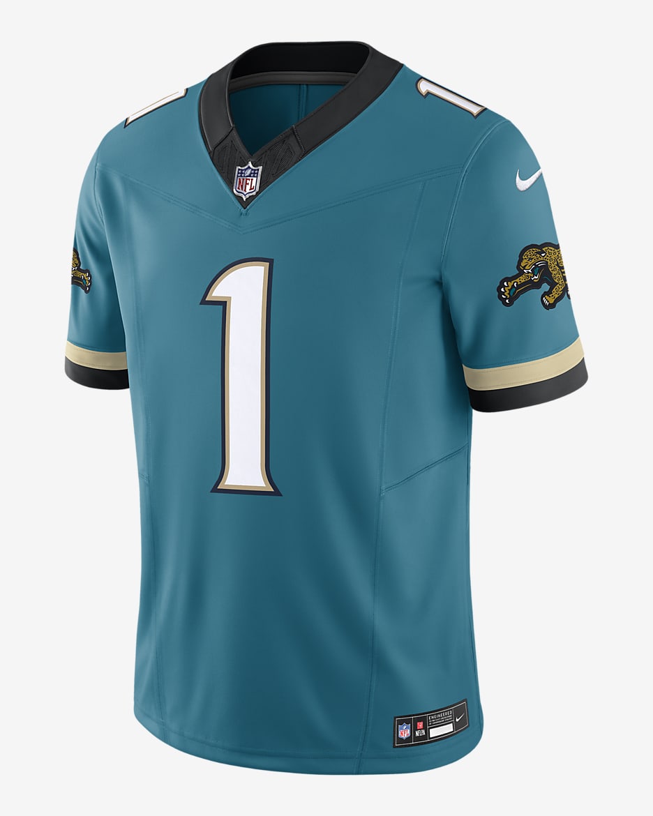 Travis Etienne Jr. Jacksonville Jaguars Men s Nike Dri FIT NFL Limited Football Jersey. Nike